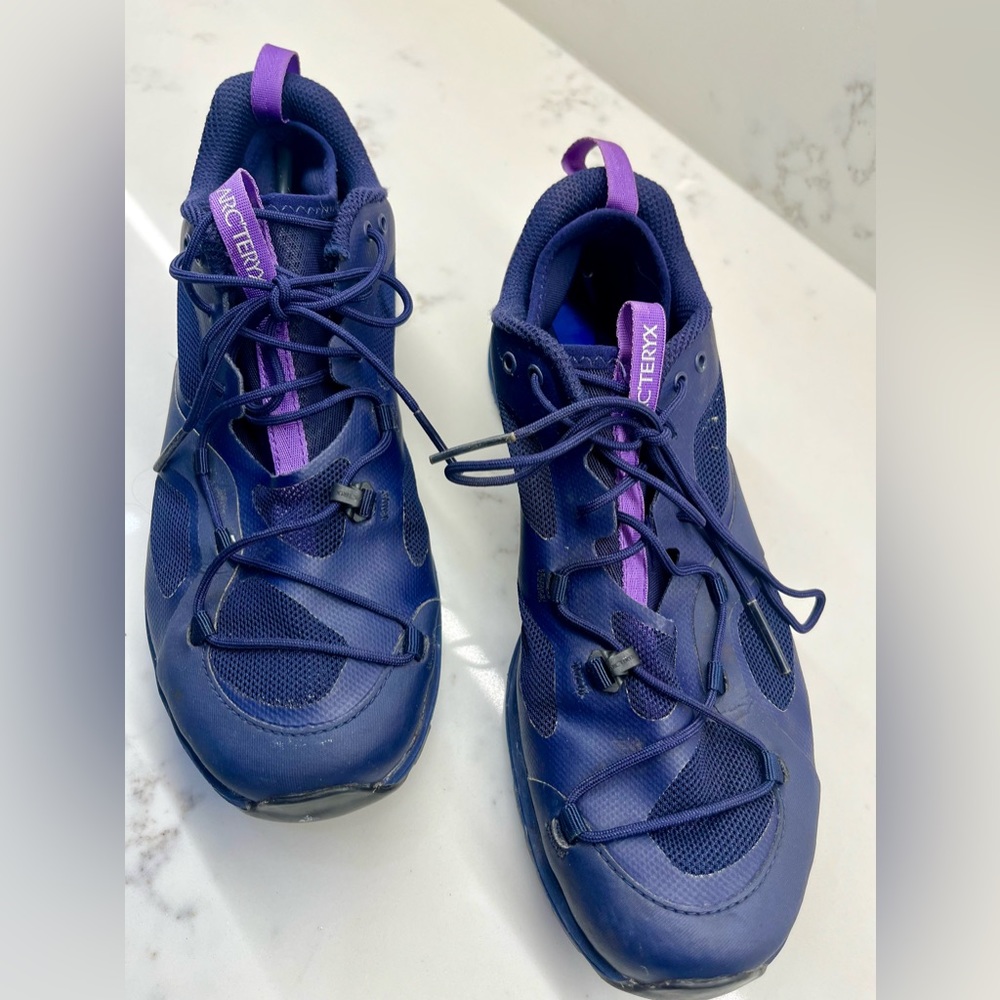 Arcteryx Norvan VT Trail Running Women’s Shoes Sz 8-8.5 Color Twilight-Mauveine.